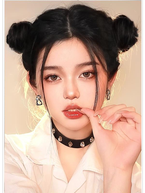 レディース ウィッグ ワンタッチ おしゃれ レディース サークル ヘア 甘くて クール ガール ふわふわ ..