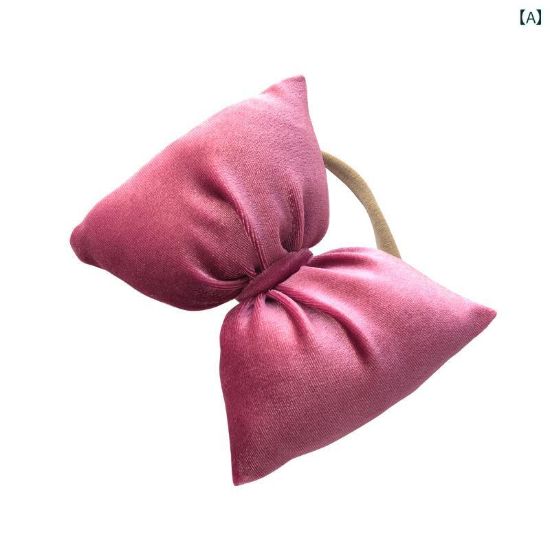 リボン ベビー 赤ちゃん かわいい ヘッドバンド ヘアバンド 髪飾り フォト撮影 プリンセス ヘア ロープ 起毛 頭飾り