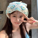 レディース 秋 春 甘くて かわいい かぎ針 編み 手編み デイジー トライアングル スカーフ 旅行 文学 ヘア バンド ヘッド スカーフ用
