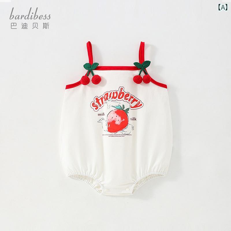 ロンパース ベビー服 夏 薄手 新生児 オールインワン ジャンプスーツ かわいい キュート ギフト 赤ちゃん 品 夏ウェア