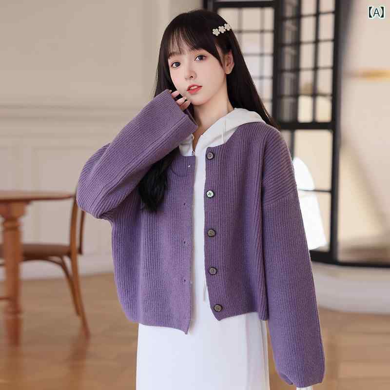 ワンピース きれいめ ガーリー 大人かわいい 秋冬 ラウンドネックニットカーディガン 女性 フード a ラインイン ドレス スーツ