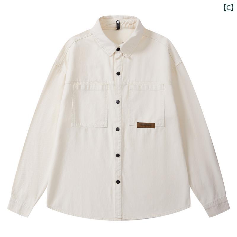 ジャケット 春秋 アメリカン ヘビーウェイト レトロ ワークジャケット 和風 カーキ 通勤 機能 男性用