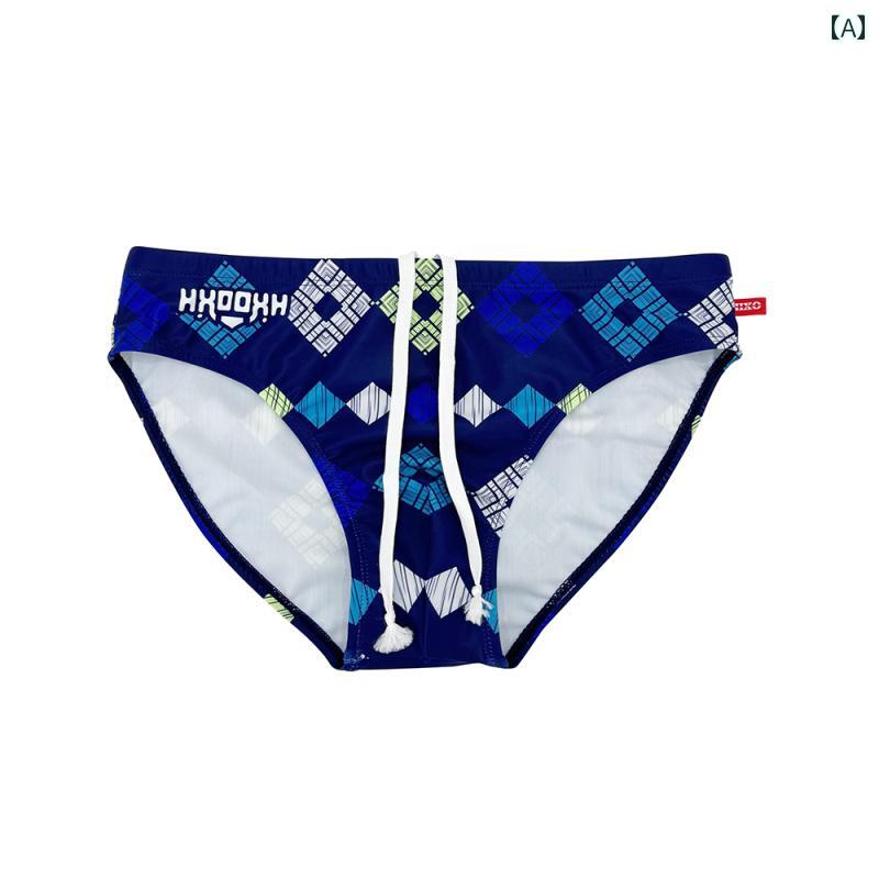 メンズ パンツ 水泳 ローウエスト ブリーフ セクシー 速乾 スポーツ 大人用 水着 シー アンカー