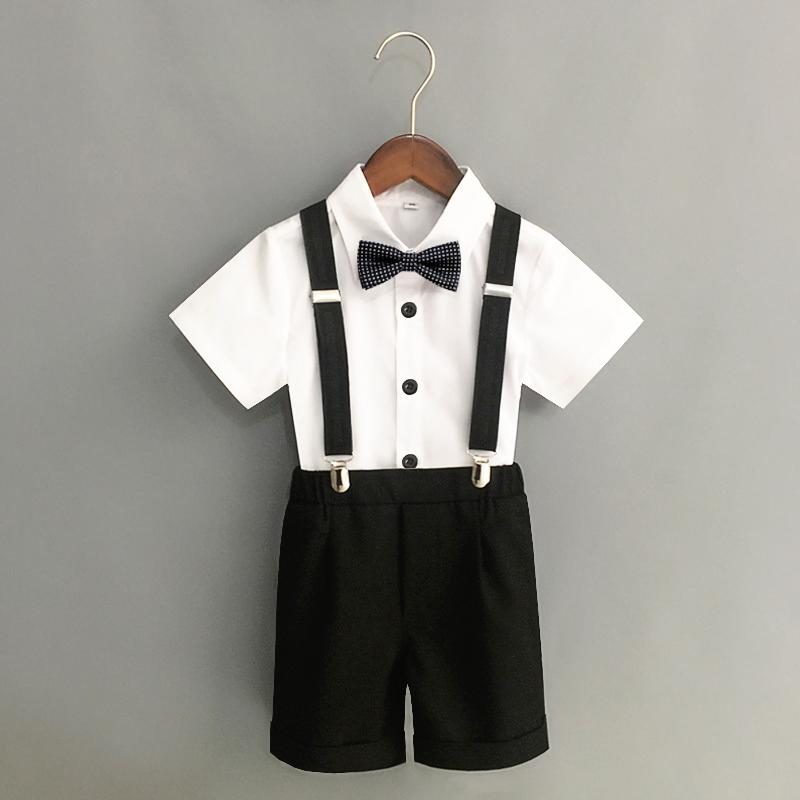 子供服 キッズ スーツ セット 男の子 おしゃれ ドレス 英国 夏 ホスト ピアノ ブリティッシュ 夏 半袖 半ズボン ボーイズ 発表会 イベント