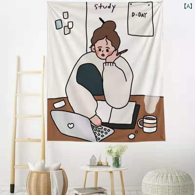 タペストリー 美しい 壁 装飾 背景 壁紙 布 モチーフ 柄 芸術 写真撮影 吊り布 おしゃれ インテリア レイアウト 北欧