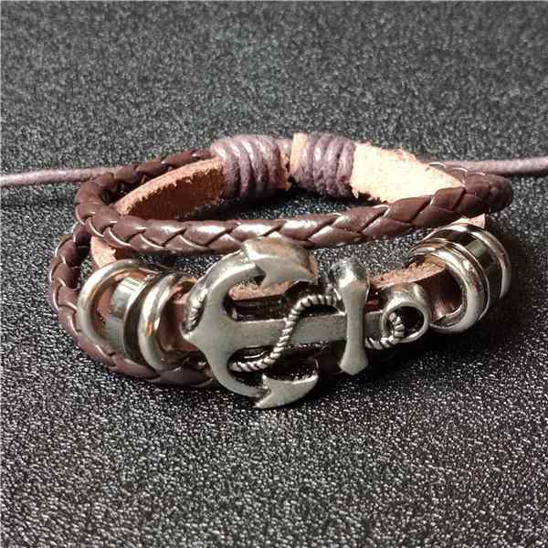 ブレスレット 韓国 クローバー ハンド ロープ レザー ロープ 編組 カップル ブレスレット レディース ..