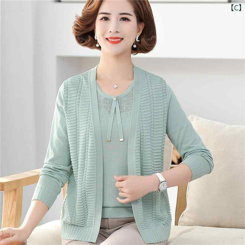 レディース りぼん 夏ニット レディース ミセスファッション 春 ニット セットアップ セット 春夏 カーディガン セット 大人かわいい 半袖