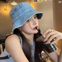 レディース カジュアル 夏 帽子 ハット レトロ フィッシャーマン 洗浄 熟成 日よけ バケット 日焼け防止