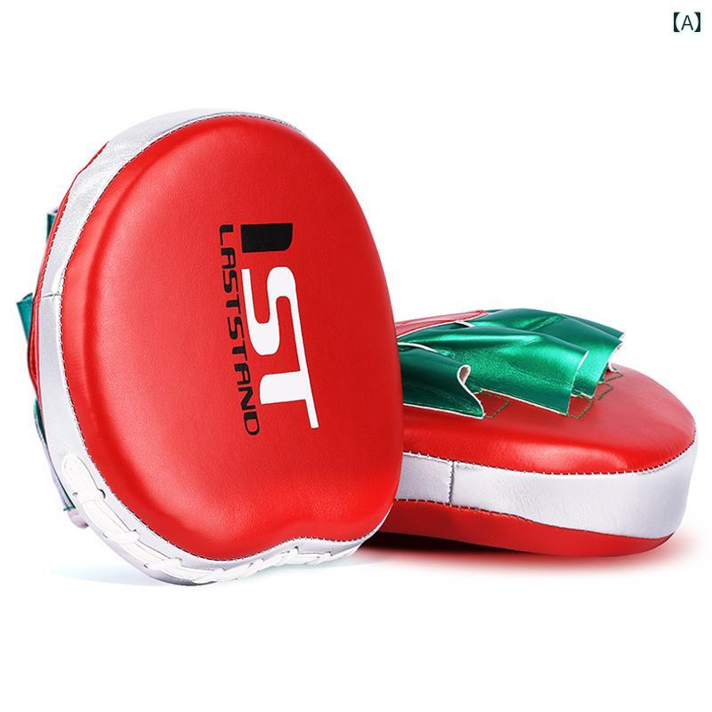 メンズ レディース ムエタイ ターゲットボクシング ミット ボクサー ターゲット テコンドー フット マイクロファイバー レザー ファイティング サンダ 反応 ...