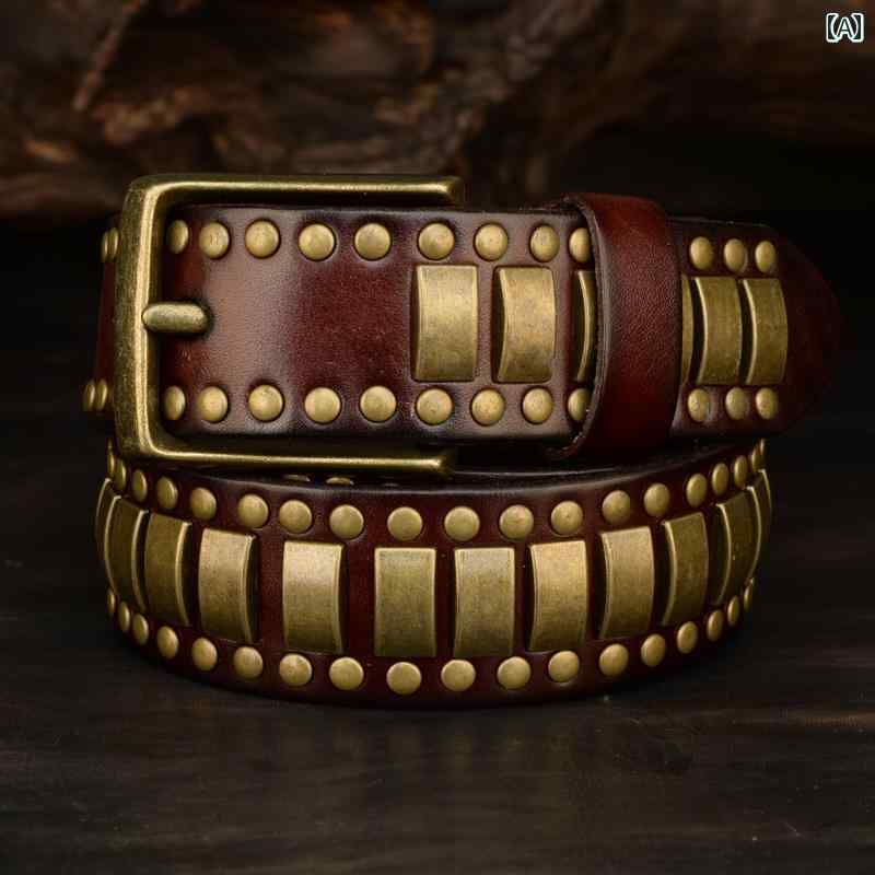 ベルト ブロンズ スタイリッシュ アンティーク メンズ レディース ファッション アクセサリー オールシ..