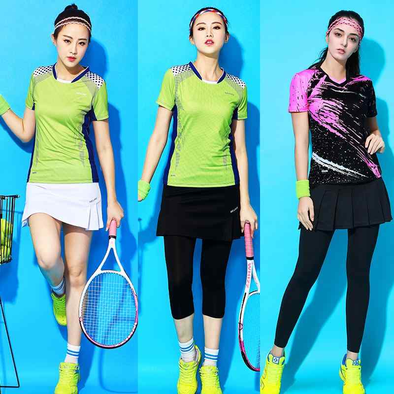 スポーツウェア トレーニング バドミントン ユニフォーム レディース 夏秋 メンズ 速乾 通気性 テニス インフレータブル バレーボール スーツ