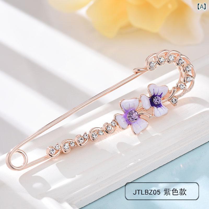 ブローチ 入学式 卒業式 エナメル ファッション 夏 レディース コサージュ 襟ピン バックル ウエスト アクセサリー 服 大きめ ピン 装飾品 2
