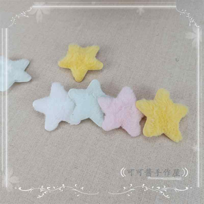 ぬいぐるみ スター エッジ ヘア クリップ 立体 ソフト かわいい 五芒星 ロリータ ...