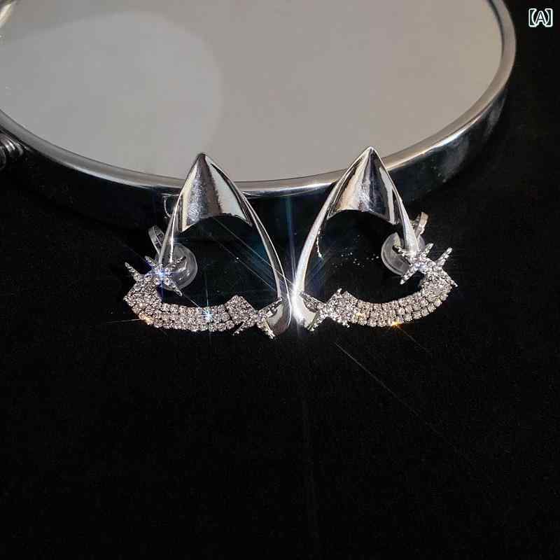 レディース イヤー クリップ 耳飾り イヤリング エルフ クール 甘くて スタイリッシュ ガール 耳 掛け ハロウィン 女性用