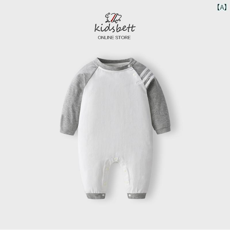 カバーオール ジャンプ スーツ 赤ちゃん 幼児 プレイスーツ かわいい ベビー 春服 ニット 新生児 男の..