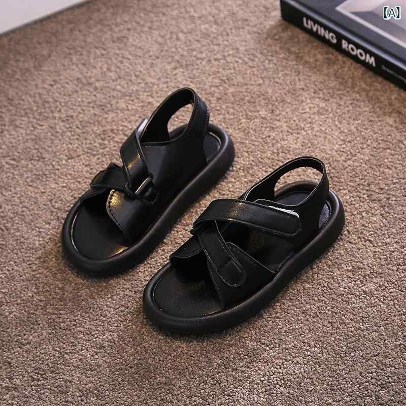 夏 サンダル キッズ 子供 男の子 ベビー ビーチ シューズ ソフト ソール 中大 女の子 滑り止め 靴