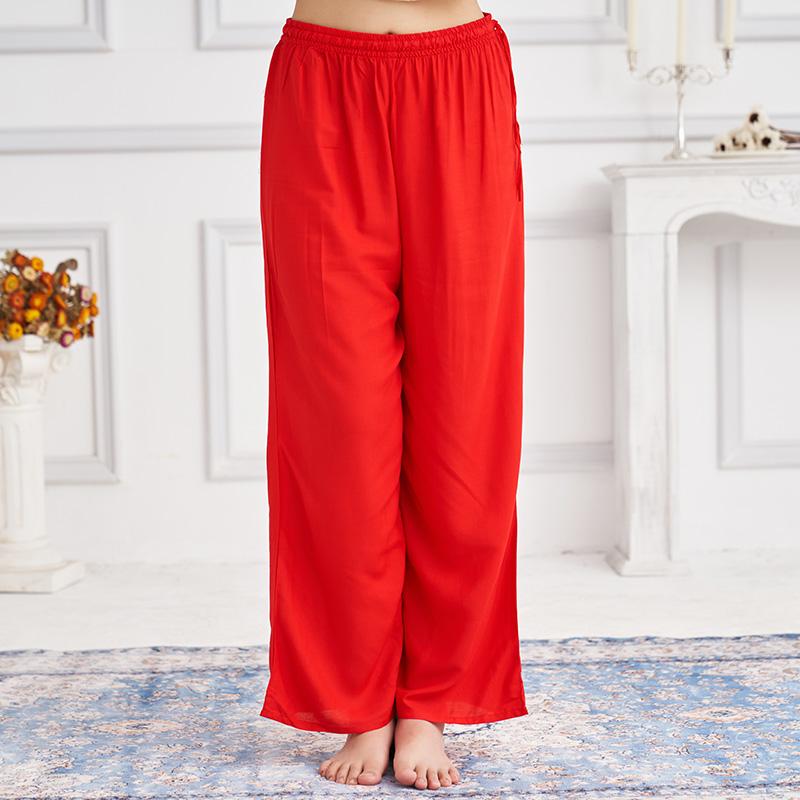 インド ズボン レディース ロングパンツ ワイドレッグパンツ ビスコース 綿 ストレッチ 春夏 ファッション