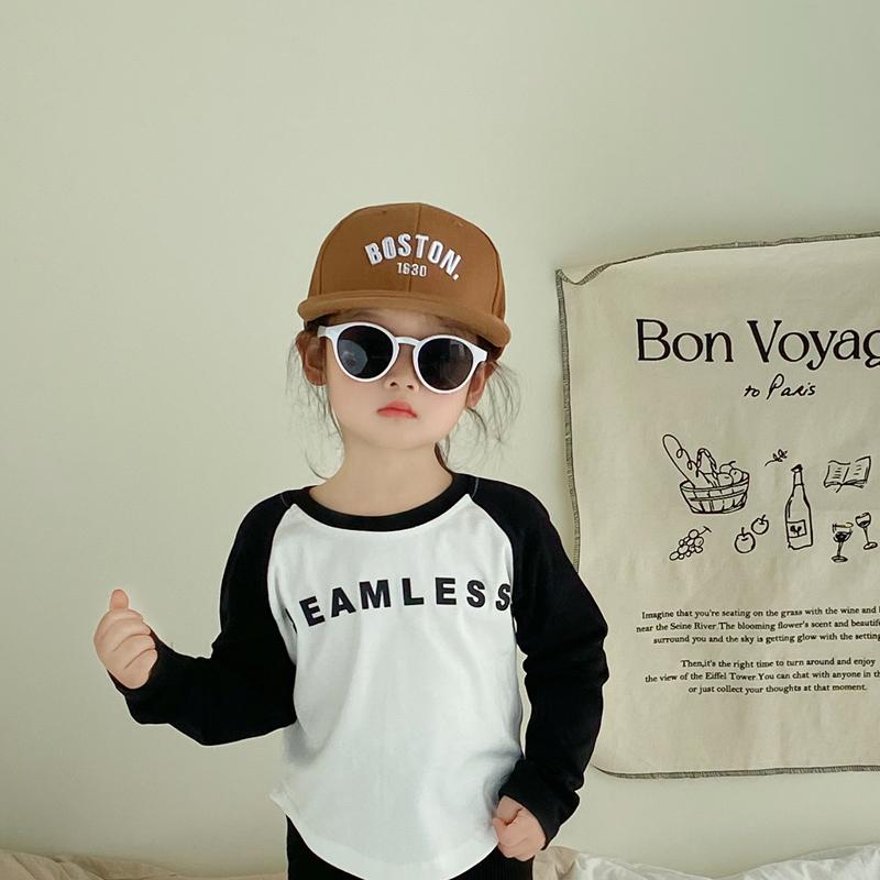 キッズ ベビー 帽子 かわいい 子供 ヒップホップ コットン 帽子 春秋 日焼け防止 帽子 男の子 女の子 ..