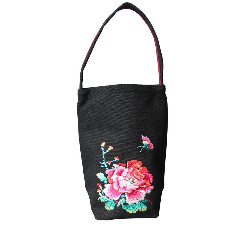 バッグ 民芸品 ハンドバック 刺繍 装飾品 立体 エスニック 手持ち 雑貨 小物 アンティーク レトロ レトロ 夏