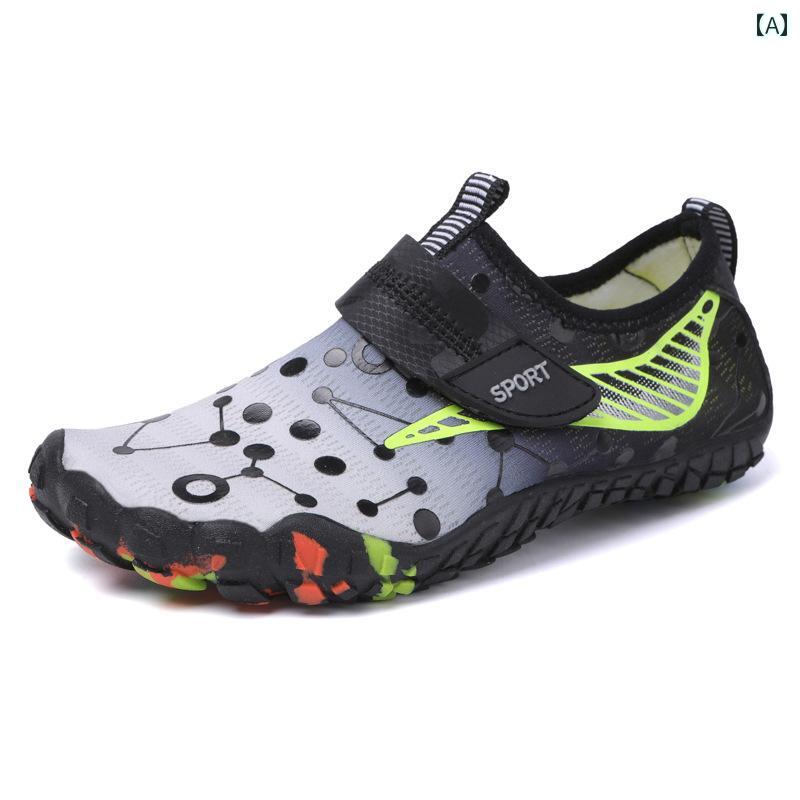 Rakuten - シューズ 靴 マリンシューズ アウトドア 登山 親子 リバー トレース 子供用 ビーチ 軽量 ダイビング シュノーケリング 男の子 女の子用 水泳