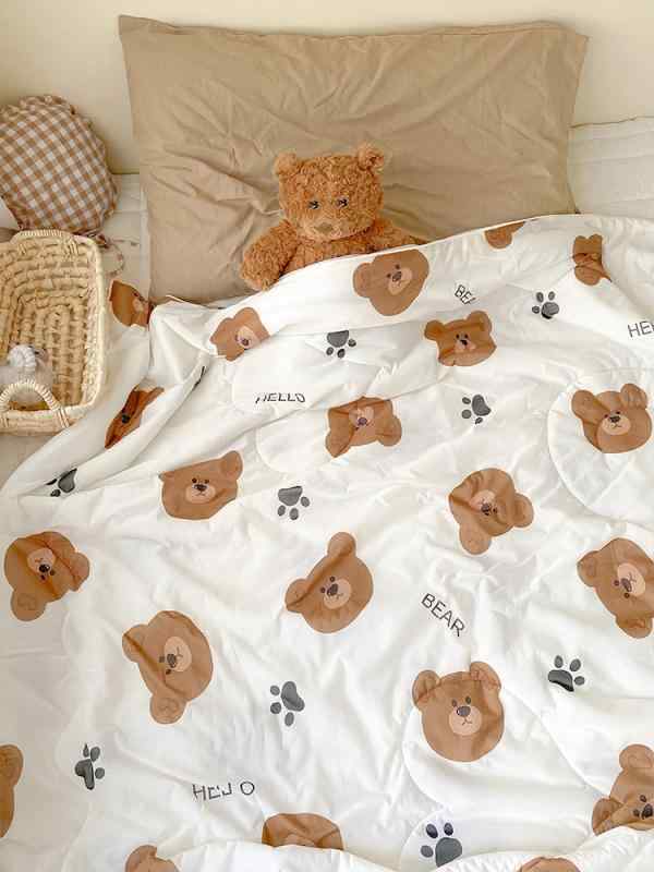 ベビー キッズ 新生児 寝具 キルト 夏 クール ブランケット 幼稚園 ひんやり 涼しい 快適 薄手 子供 エアコンキルト