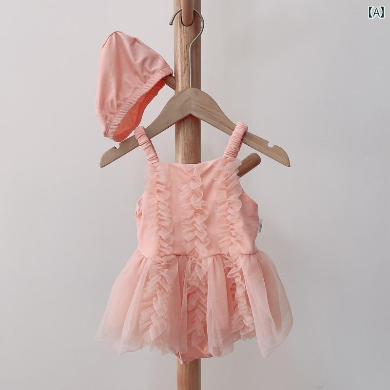 女子 水着 キッズ ベビー サマー ビーチ プール 海水浴 スイミング ウェア 赤ちゃん 水遊び イン ガー..