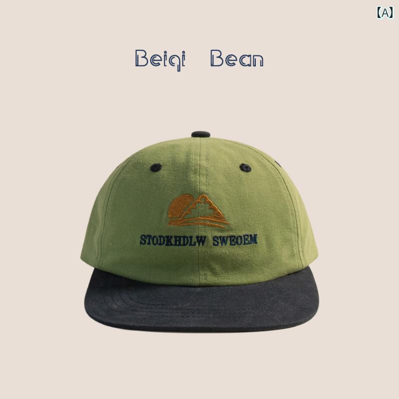 キッズ ベースボール キャップ カジュアル 春夏秋 日除け 帽子 アウトドア スポーツ レジャー 韓国 子供用 フラット つば 男の子 女の子用 赤ちゃん 親子 ファッション ヒップ ホップ カバー アップ 野球帽