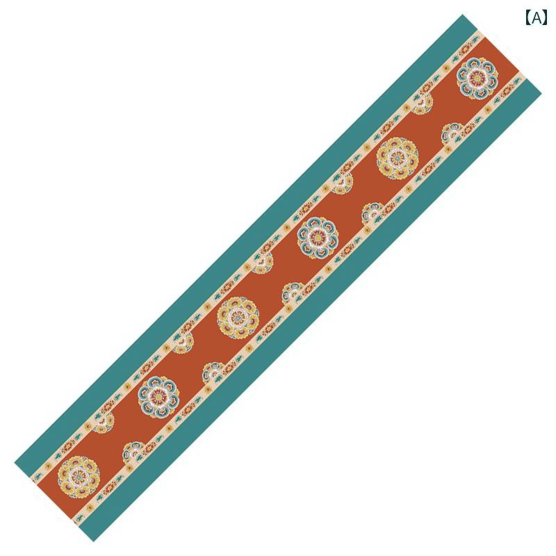 テーブル ランナー 敦煌 中国 瞑想 テーブル ティーテーブル 感 防水 テーブルクロス コーヒーテーブル テーット