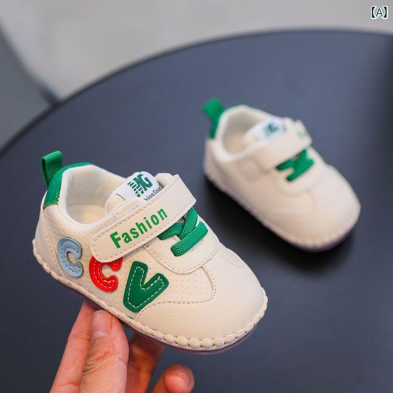 ベビー キッズ シューズ オールシーズン カジュアル スポーツ スニーカー おしゃれ 幼児 ソフト ソール 滑りにくい 靴 通気性 子供 靴