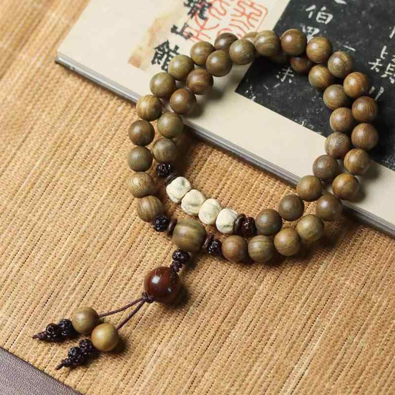 数珠 アクセサリー ブレスレット 腕輪 小物 装飾品 シンプル レトロ レトロ チャイナ風 普段使い生活 ビーズ 木 ウッド