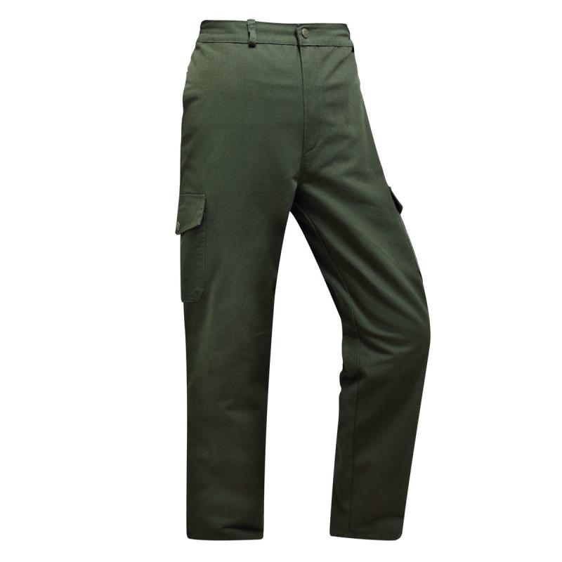 作業着 メンズ 綿 ズボン 春秋 溶接工 耐摩耗 夏 ロング 熱傷 防止 労働 保護 コットン 仕事 緑 シンプル