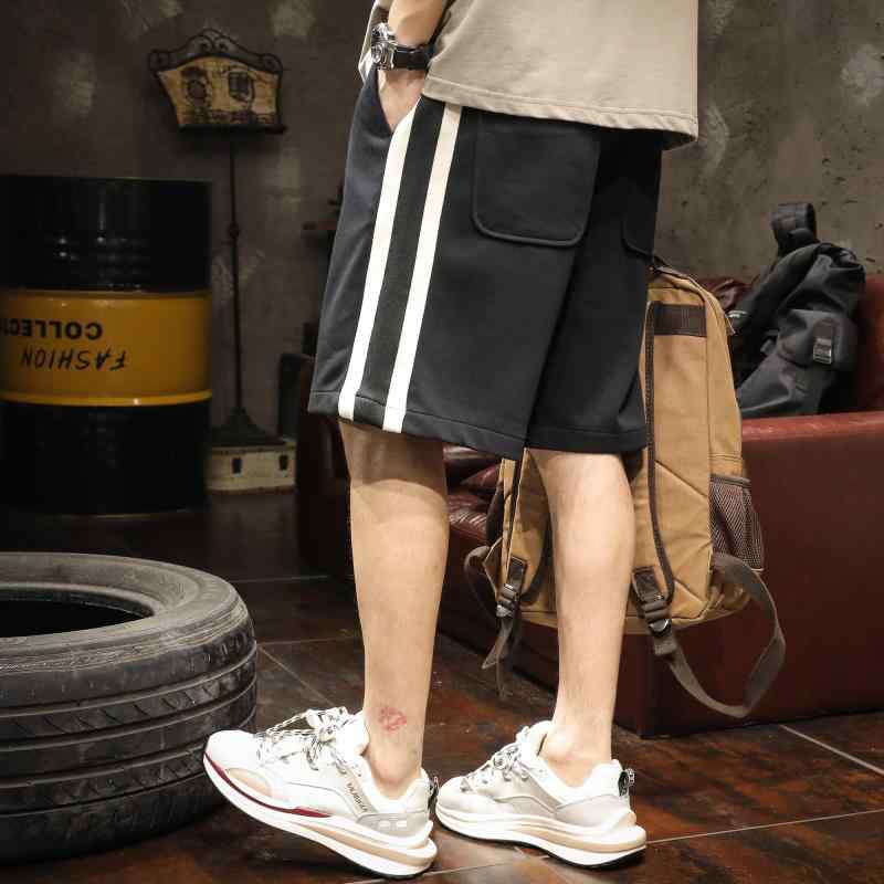 メンズ アメリカン ストライプ ショーツ 夏 ひんやり 涼しい 快適 ツー バー パンツ トレーニング ランニング スポーツ パンツ メンズ 幅広 ストレッチ性 カジュアル ファッション かっこいい