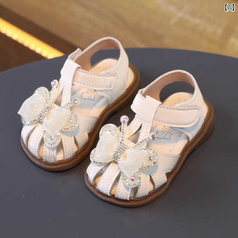 ベビー キッズ シューズ 女の子 赤ちゃん プリンセス サンダル ソフト ソール 幼児 靴 夏 滑りにくい かわいい 柔らかい 調整可能