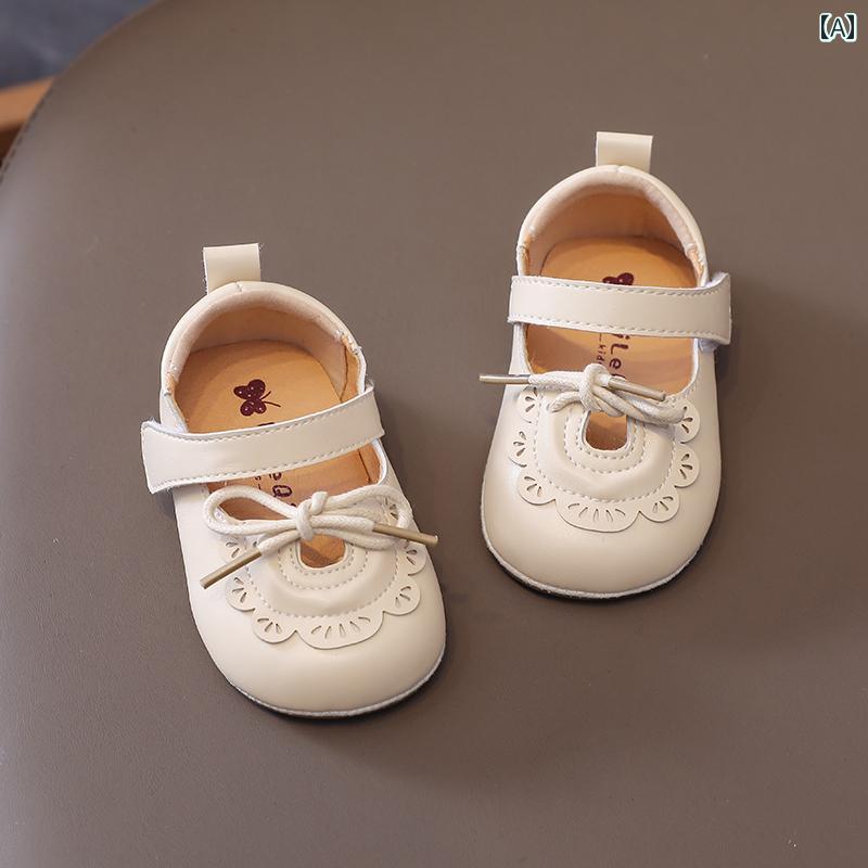 ベビー キッズ シューズ 靴 女の子 フォーマル エレガント 春秋 赤ちゃん ソフトソール 滑りにくい 歩..