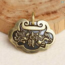 レトロ 車 キーホルダー ペンダント キーアクセサリー キーチェーン ストラップ メンズ レディース兼 チャイナテイスト 装飾品 真鍮