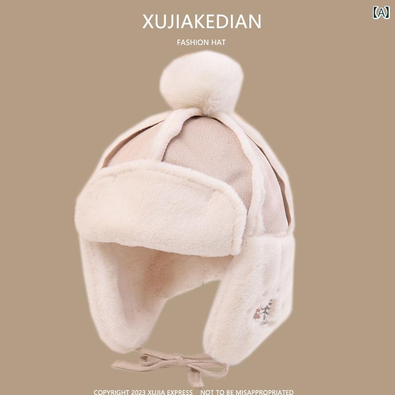 Other - キッズ 帽子 かわいい 子供 秋冬 ボーイズ ロシア 暖かい ガールズ ベビー 厚手 冬 耳保護 フード
