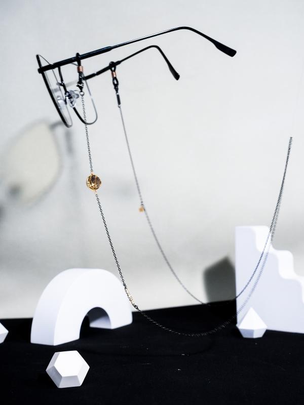 メガネ マスク ストラップ アクセサリー メガネチェーン サングラスチェーン タイガーアイ おしゃれ 個..