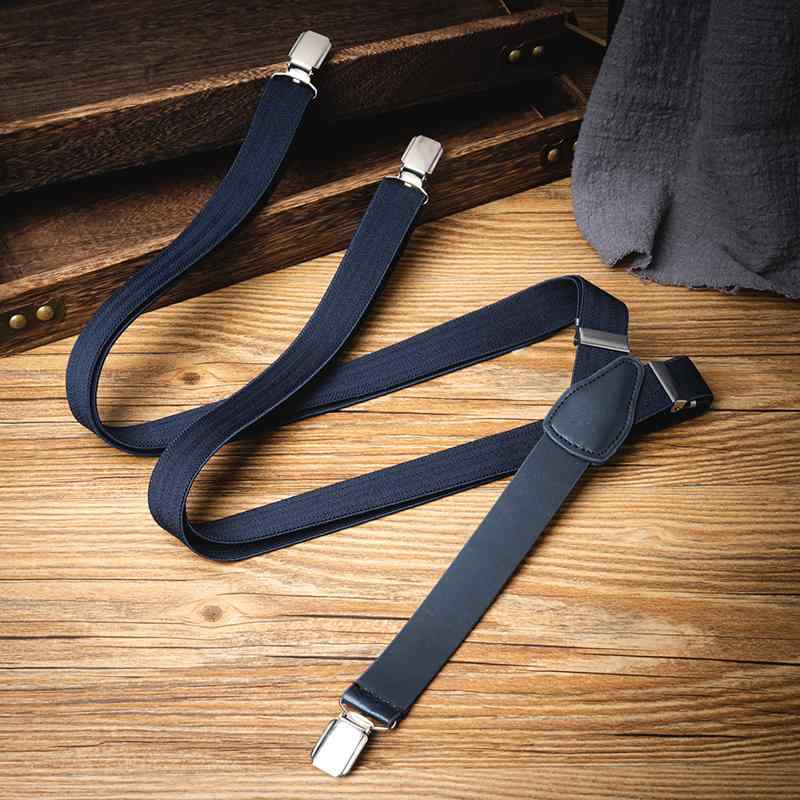 サスペンダー ノスタルジック 滑りにくい スリークリップ レディース メンズ PU ユニセックス パンツ ズボン ベルト 韓国 シンプル 英国 長さ120cm ストラップ