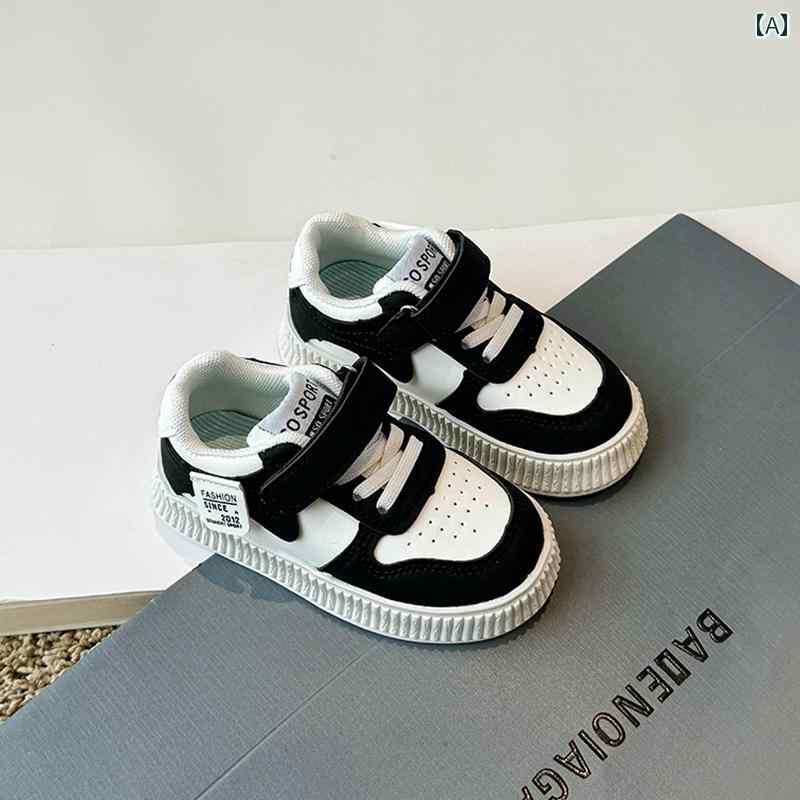 キッズ ジュニア シューズ カジュアル スポーツ スニーカー 滑り防止 オールシーズン 子供 柔らかい 幼..