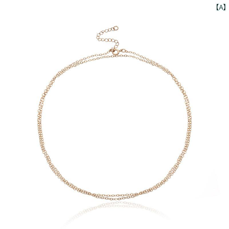 レディース ネックレス アクセサリー チェーン ビーチ プール ビキニ 水着 アクセ アメリカ マッチング..