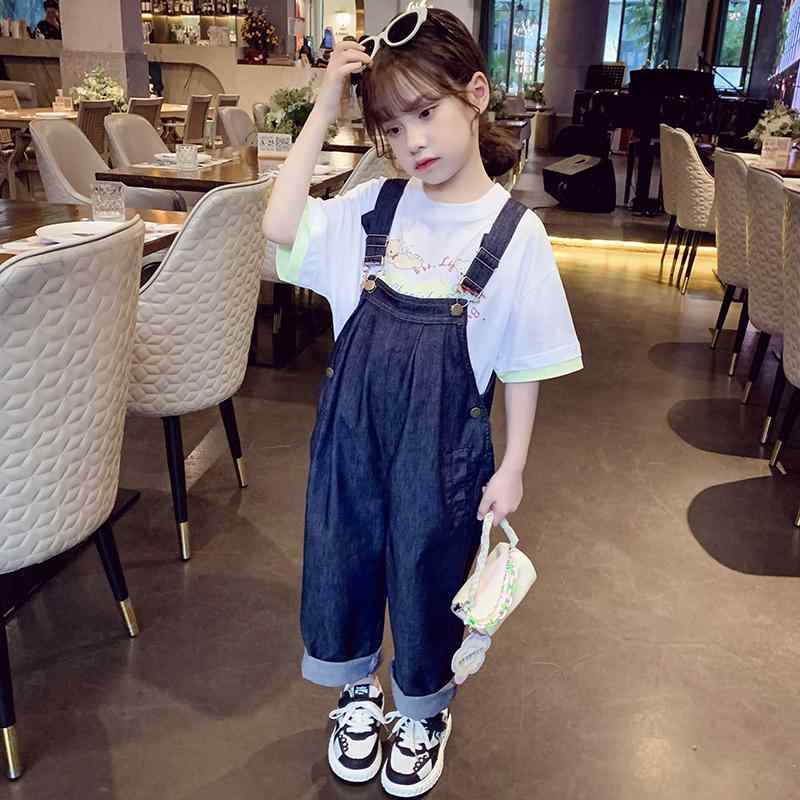 オーバーオール シンプル カジュアル かわいい キッズ 幼児 子供 キッズファッション 子供服 女の子 韓国 春