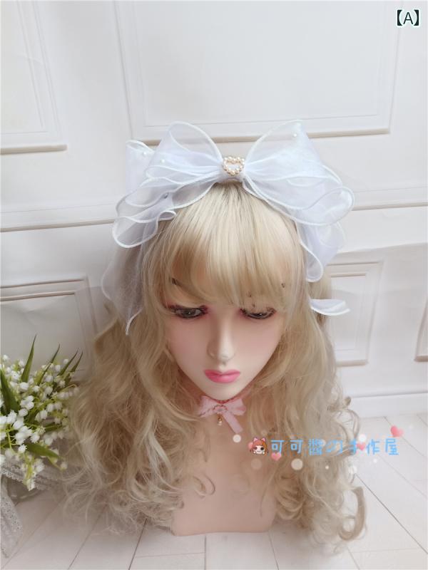 Garments - カチューシャ ヘアバンド ヘアアクセサリー 激かわいい コスプレ ロリータ ゴスロリ 地雷 甘ロリ JK レディース ファッションアイテム