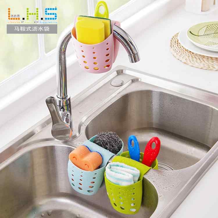 キッチン 小物 ラック シンク チック 収納 ハンギングバスケット 排水 バスケット スポンジ ラック キッチンアイテム