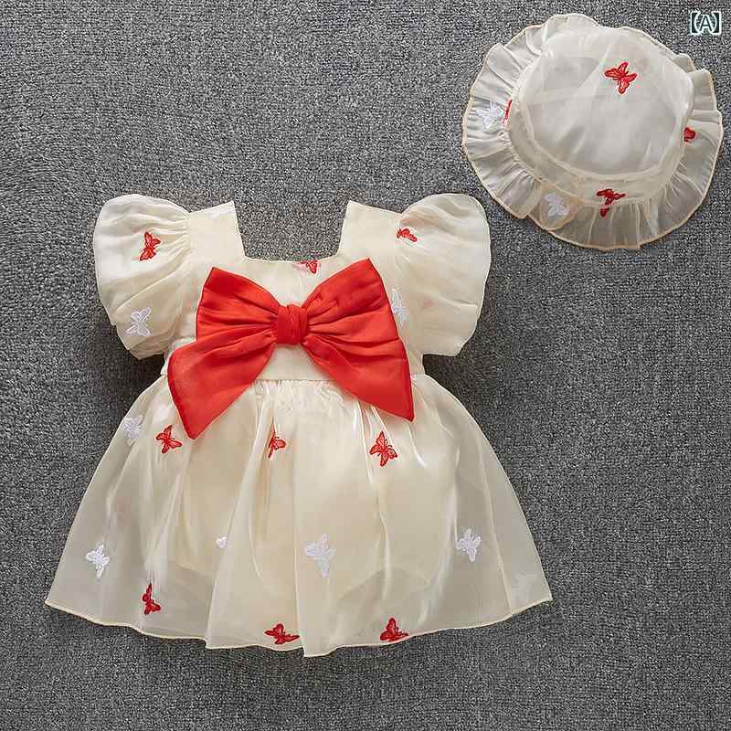 ドレス スカート ロンパース ベビー服 新生児 夏用 ジャンプ スーツ かわいい 赤ちゃん プリンセス 夏 女の子 ガーゼ 生後 100日目 お尻