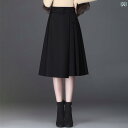 レディース スカート ハイウエスト プリーツスカート Aラインスカート 春秋 大きめサイズ カジュアル シンプル デイリー ビジネス 学校行事 ショッピング 快...
