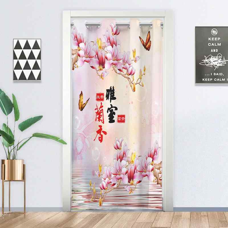 ドア カーテン 間仕切り カーテン リビングルーム ハーフ カーテン 装飾 おしゃれ 種類豊富 ストレッチポール ストレッチロッド 北欧