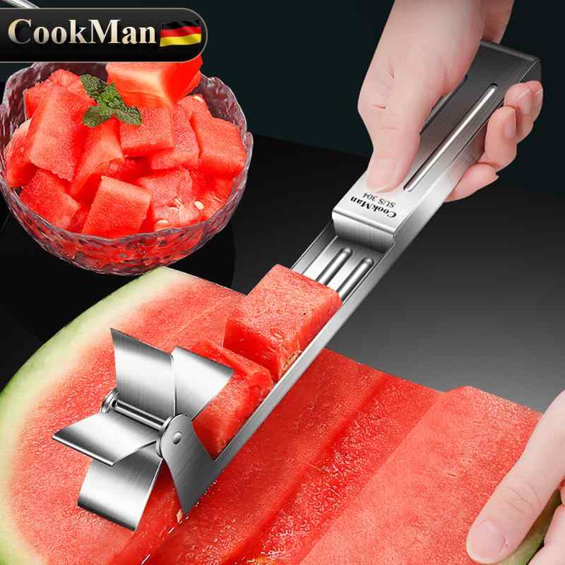 304ステンレス スイカ 切断 家庭 ダイシング フルーツ ディバイダー スイカツール スライサー カッター メロン マンゴー パパイヤ オレンジ 野菜