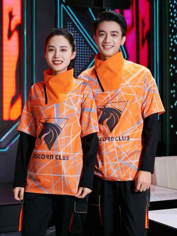 ユニフォーム 制服 作業着 おしゃれ ファッション バー ウェイター 長袖 キャバ 秋冬 スタッフ 大きめサイズ ポリエステル カジュアル セット