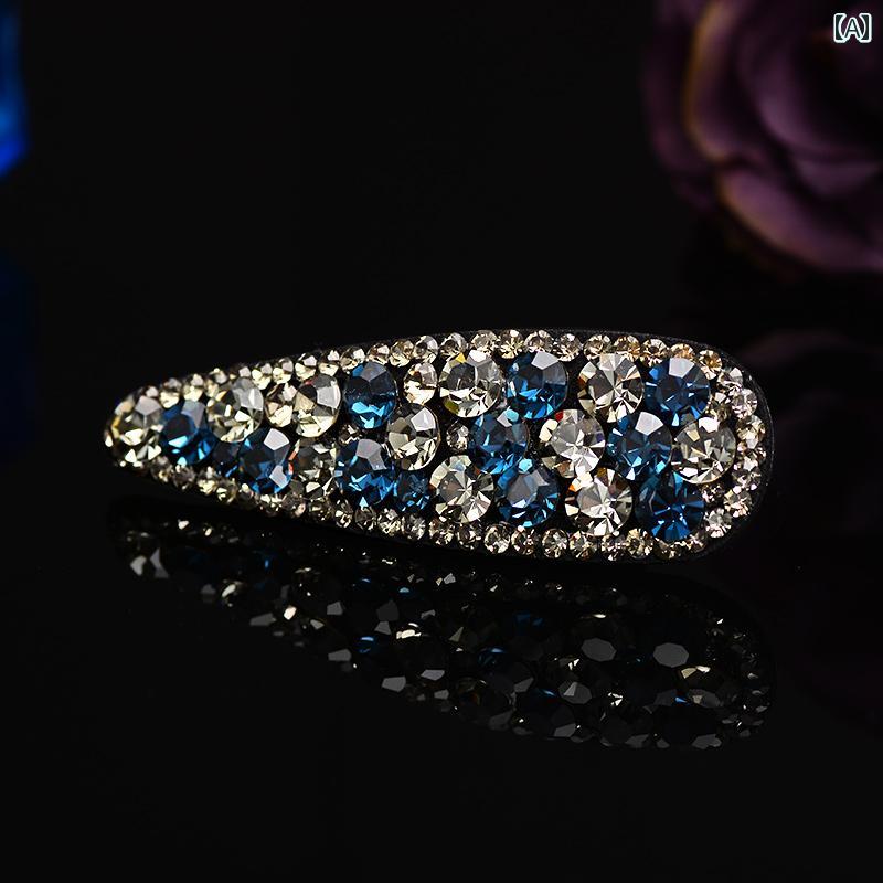 ヘアクリップ キラキラ ラインストーン 髪留めヘアピン 髪飾り ヘアアクセサリー アップヘア おしゃれ ..