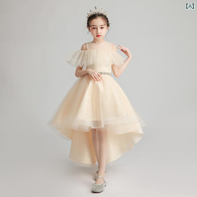 キッズ 子供服 女の子 フェアリー ドレス かわいい おしゃれ 韓国 着やい プリンセス お祝い セレモニー 式典 祝賀 撮影 発表会 パーティー イベント 結婚式 フラワーガール パフォーマンス コスチューム 衣装 アイテム